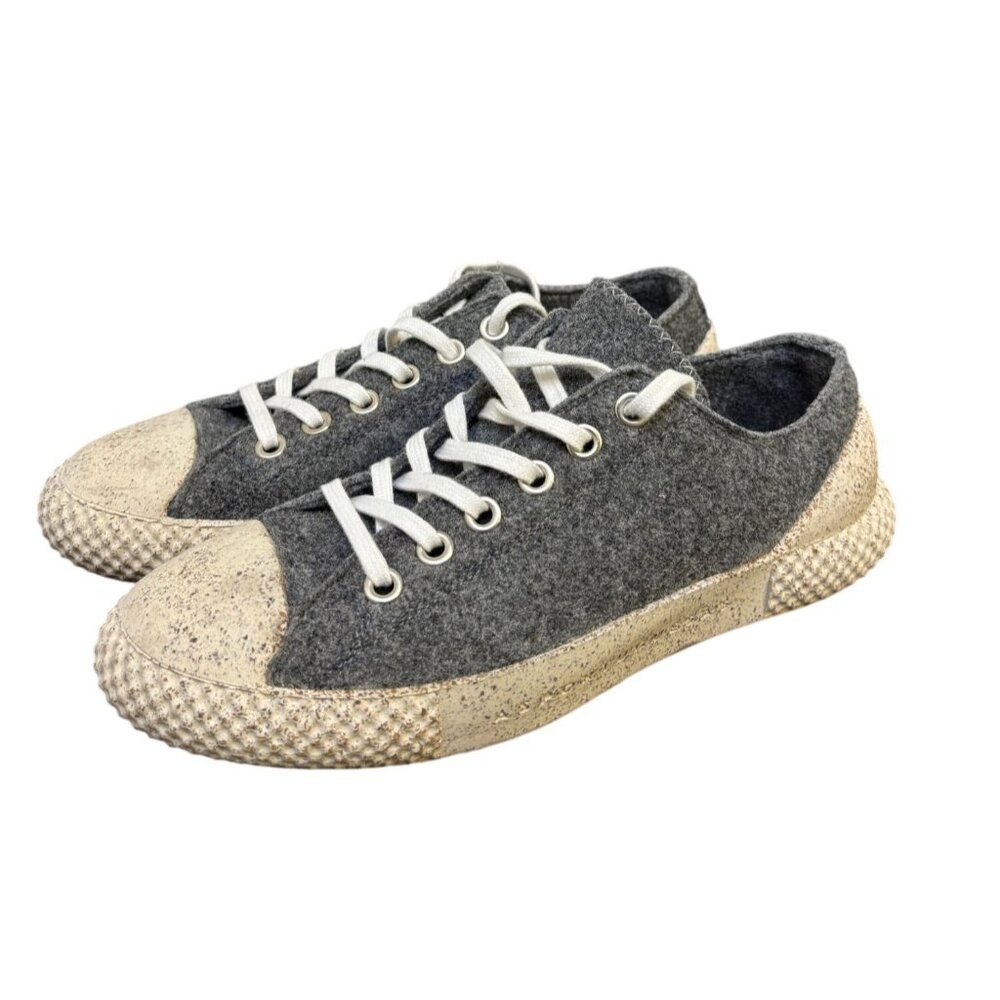 Asportuguesas Grey & White Wool Sneakers Size 8.5
